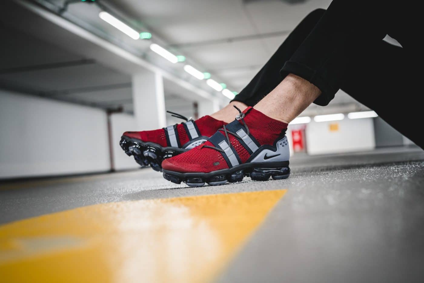 Nike Air Vapormax Flyknit Utility Team Red AH6834 600 Grailify